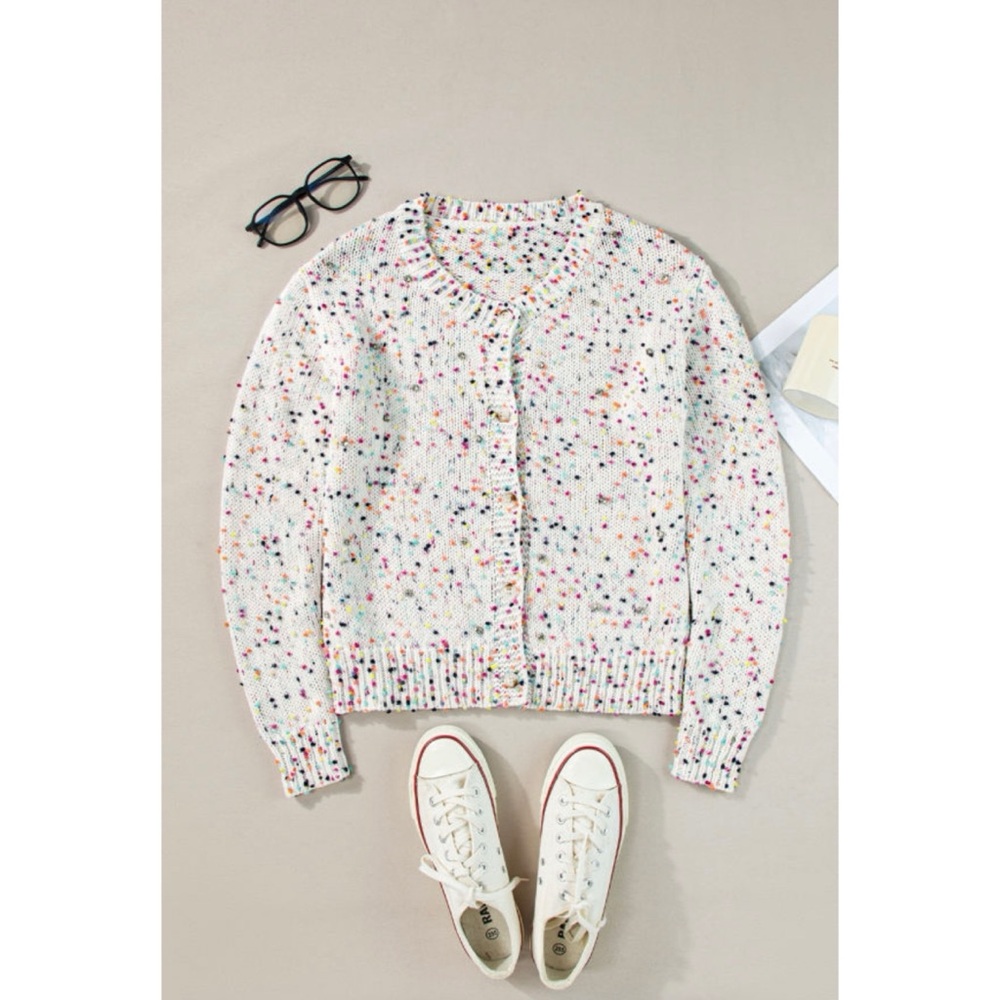 Confetti Rhinestone Cardi - Picture 4 of 5